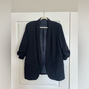 Zara Women's Classic Black Blazer, size XL, 3/4 sleeves